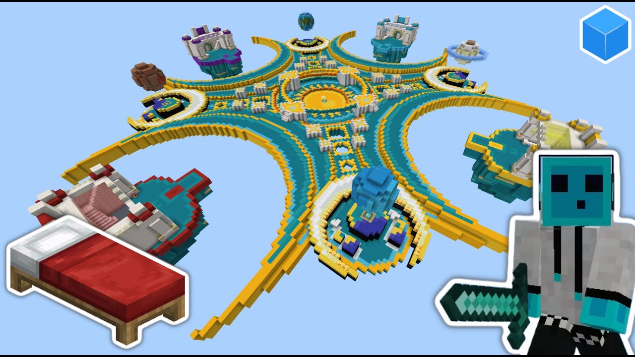 CubeCraft Bedwars - Teams of 4 (Constellation Map)