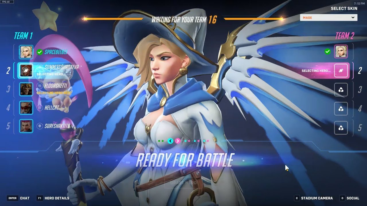 Overwatch 2 - Mercy Stadium Gameplay (No Commentary)