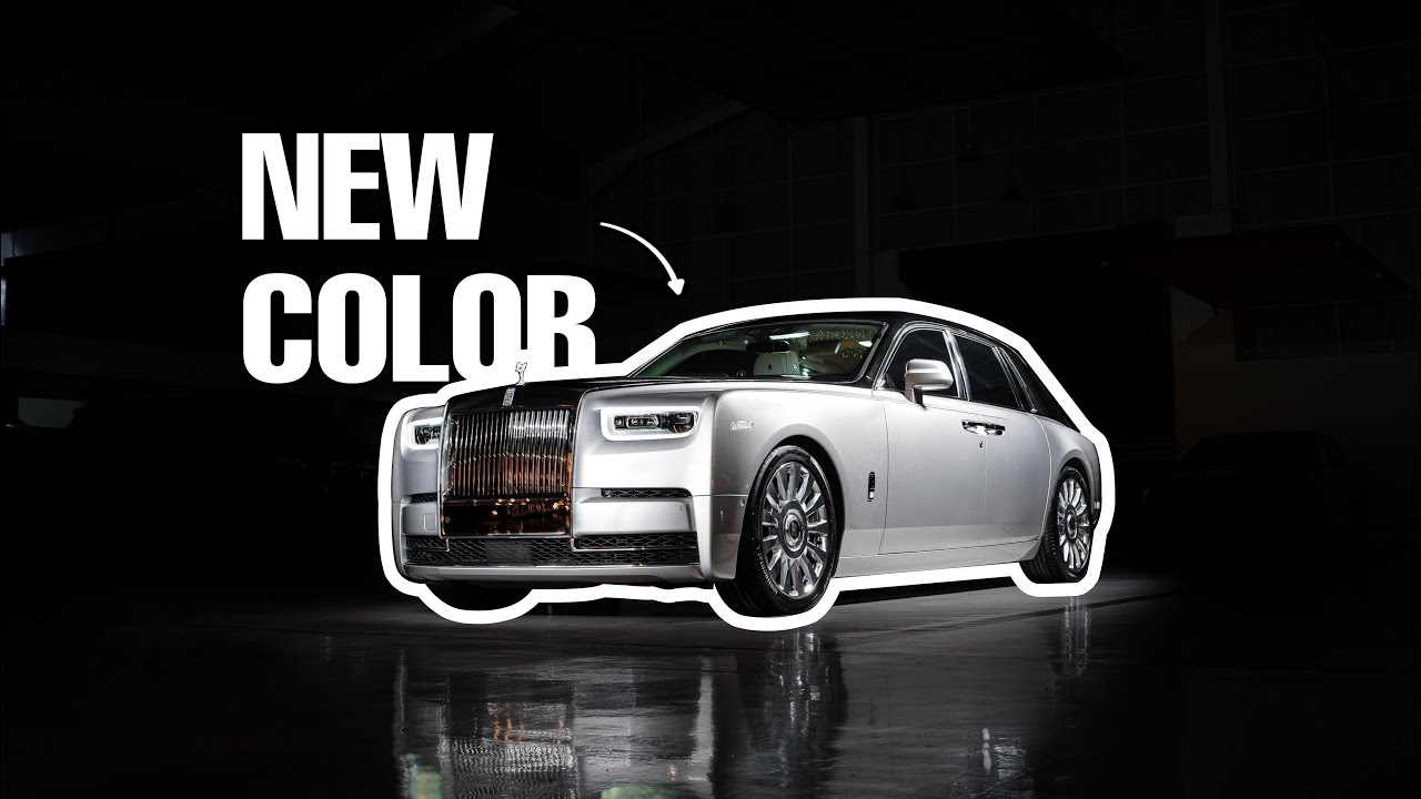MOBIL 20 MILYAR DI CAT GANTI WARNA |  Rolls Royce Phantom VIII - SPPF removable paint