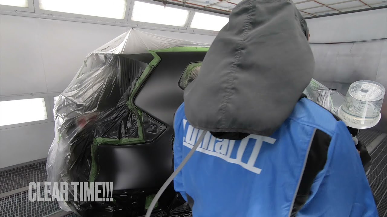 Painting a Nissan Rogue - Spies Hecker & Cromax Pro