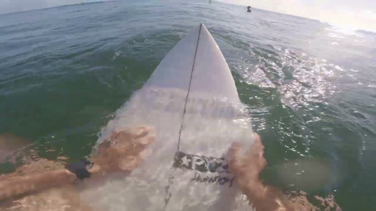 Surfing at Honolii