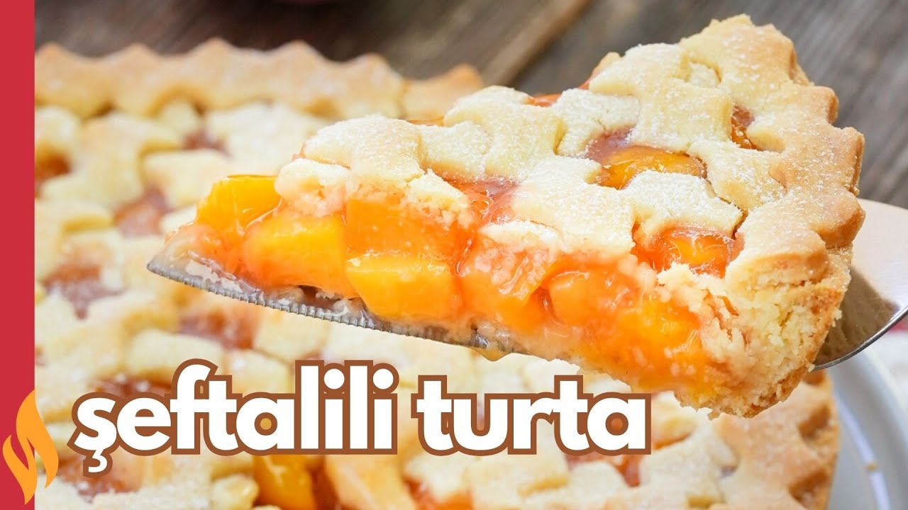 ŞEFTALİLİ TURTA TARİFİ 🍑🥧 Garantili Turta Hamuru 💯