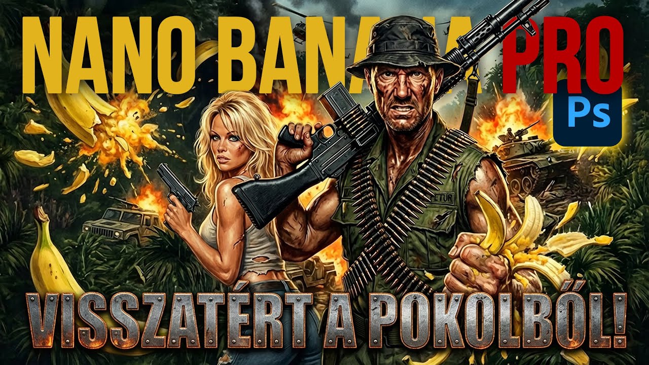 Visszatért a pokolbŐl | Leteszteltem a Nano Banana Pro-t a Photoshopban (Hogyan használd ingyen?)