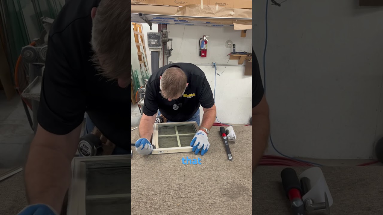 Foggy Window Fix. Replacing a Failed IG Unit on a Vinyl Window