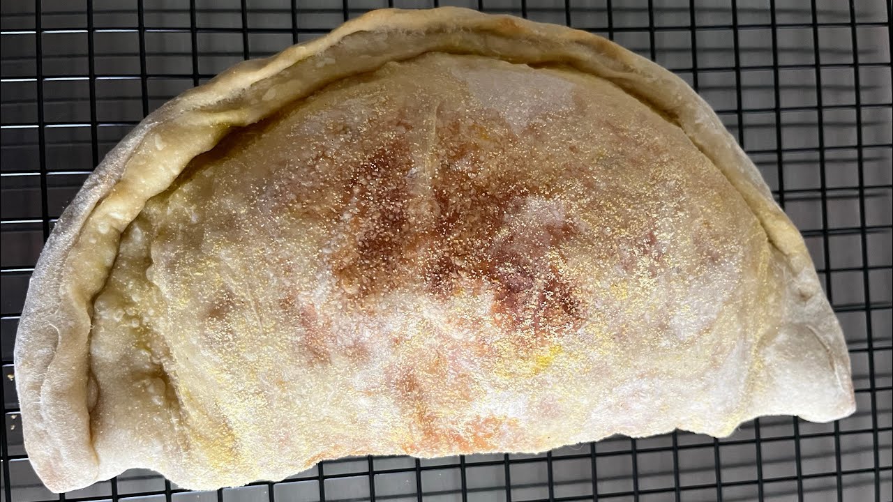 Calzone with corn and olives by Nity