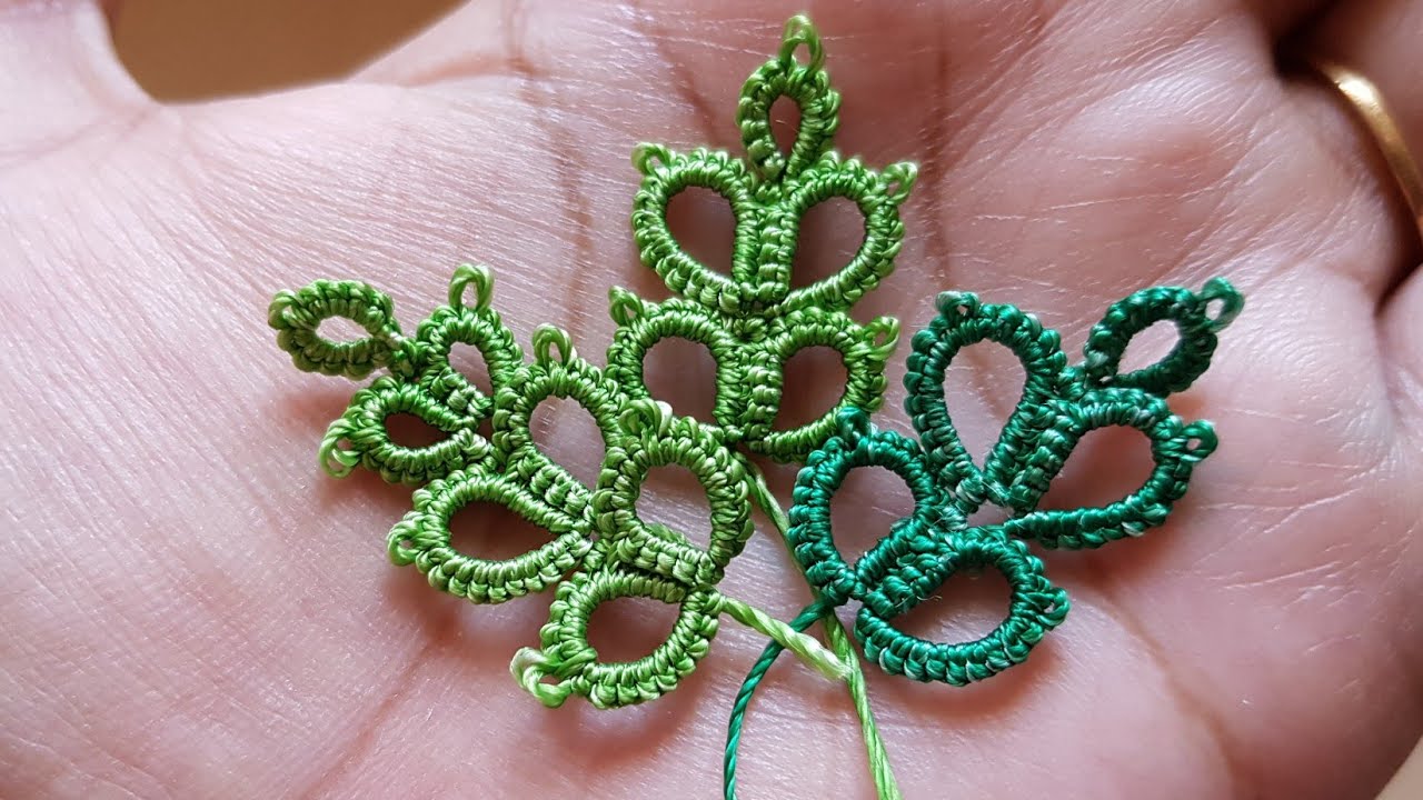 Shuttle tatting pattern #9