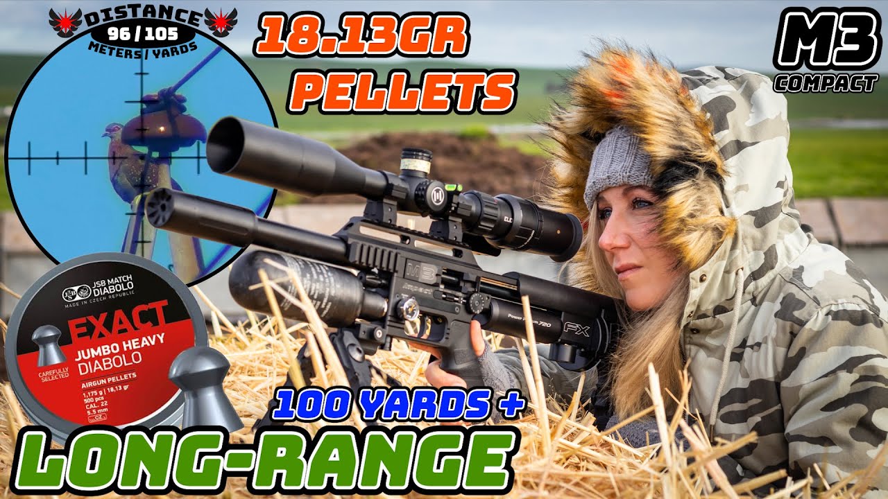 Long Range Hunt | FX Impact M3 Compact | JSB 18.13gr Pellets | Airgun Pest Control