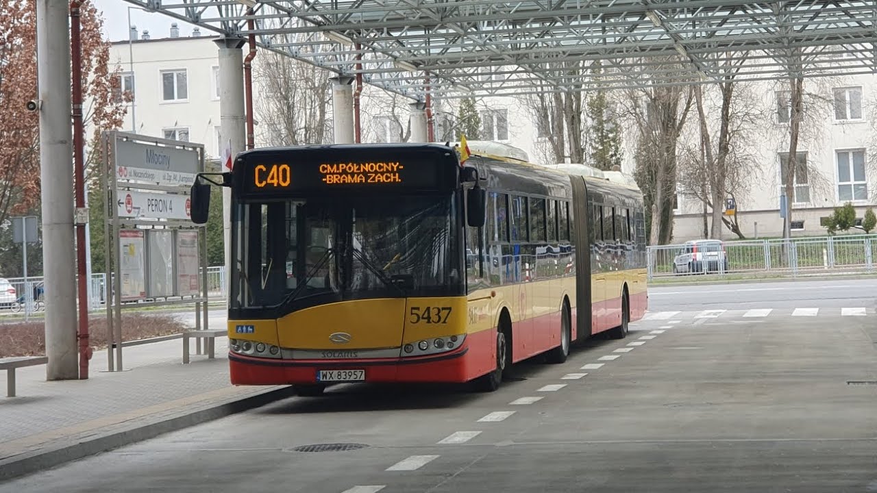 [C40] MZA Warszawa - Przejazd SU18 III #5437 na linii C40➡️ Cm.Północny-Brama Zach.
