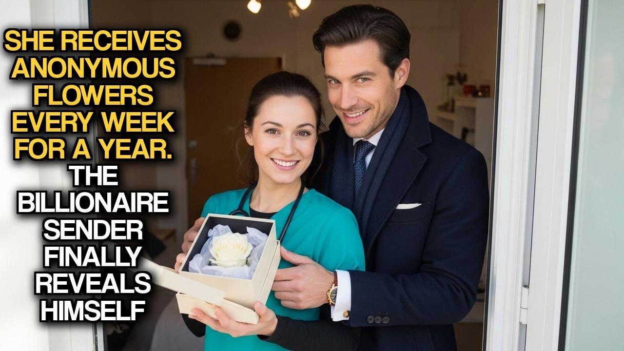 She Receives Anonymous Flowers Every Week for a Year. The Billionaire Sender Finally Reveals Himself