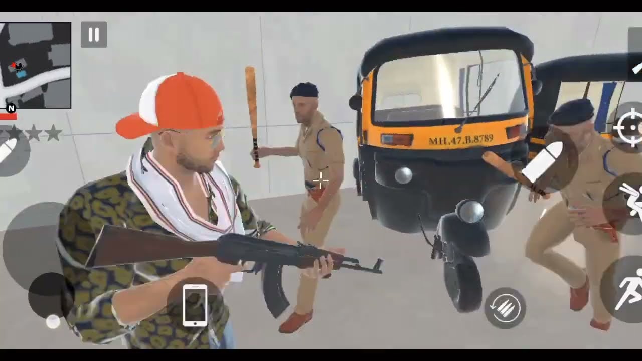 Ultimate vehicle collection in Indian Theft auto simulator Franklin auto rickshaw & KTM driving AR