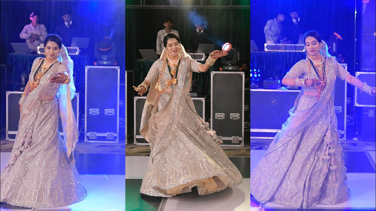 Reception Bridal Dance ❤️Kumaoni Bride Performance Bollywood Dance Songs 💃✨