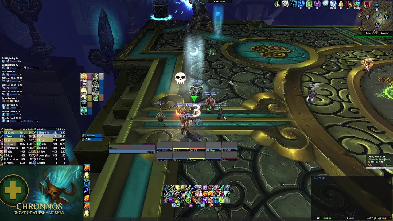 Ghost of Atiesh Throne of Thunder heroic farm night! goal is 13/13 in 1 night!!