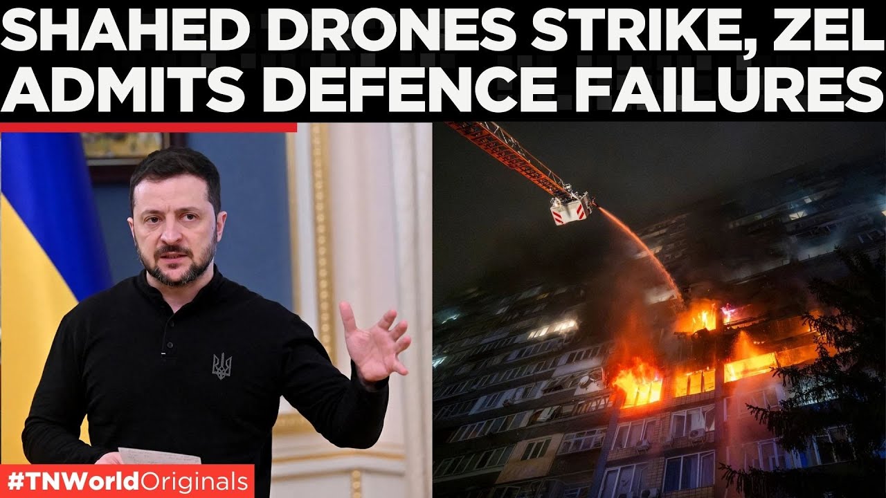 SHAHED DRONES RATTLE UKRAINE: Zelensky Orders Air Defence Shake-Up | World News