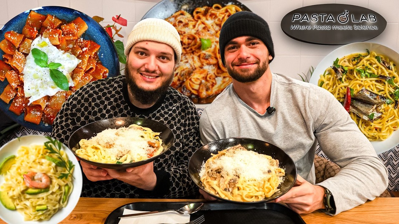 Abu zeigt mir seinen LIEBLINGS-PASTA Laden in Hamburg 🍝 | Arda Saatci