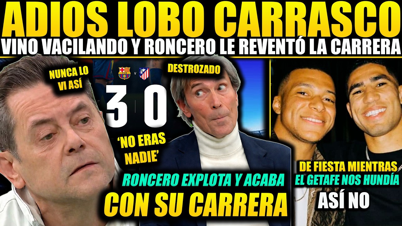 UN RONCERO NUNCA VISTO REVIENTA LA CARRERA A LOBO CARRASCO EN DIRECTO ¡Y NUEVO PROBLEMÓN CON MBAPPÉ!