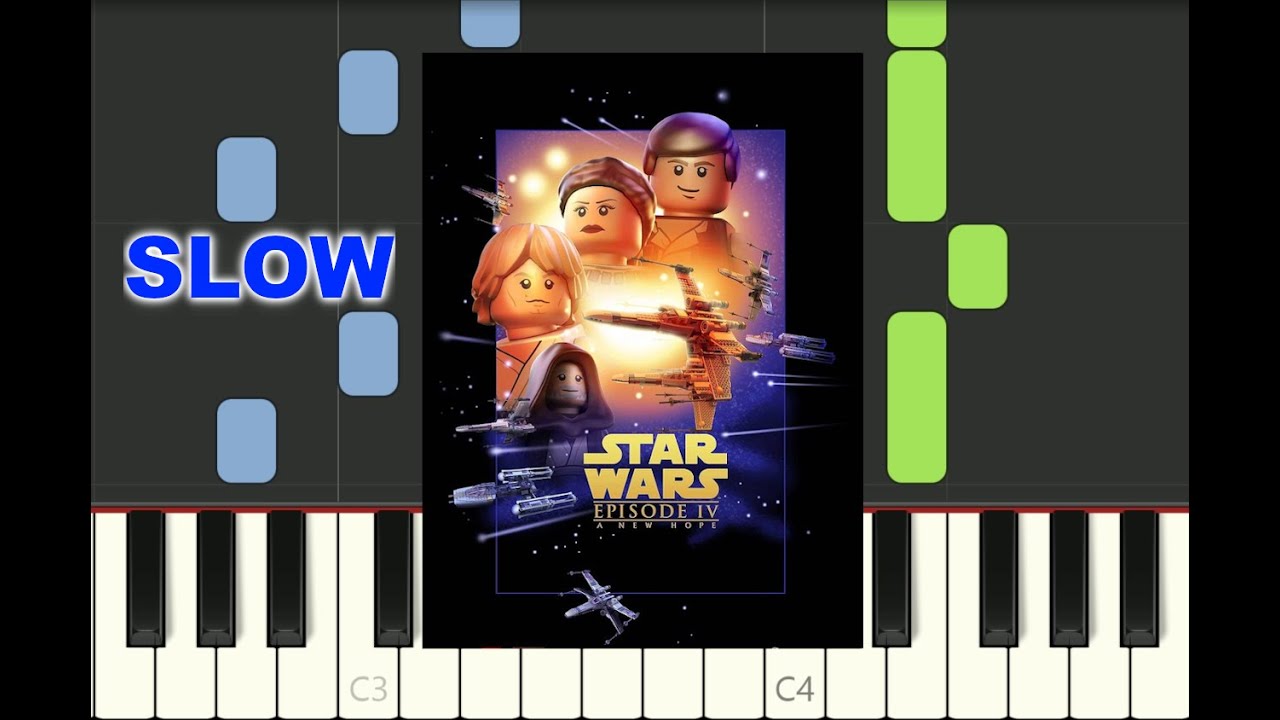 SLOW piano tutorial 