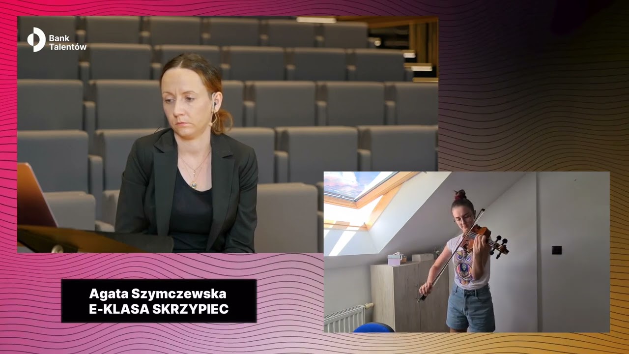 e-Bank Talentów - prof. Agata Szymczewska - skrzypce - Miriam Powrósło