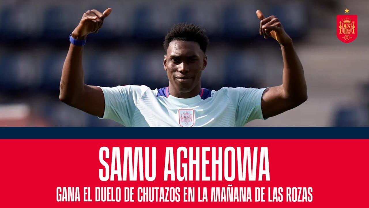Samu Aghehowa gana el duelo de chutazos en la ma&ntilde;ana de Las Rozas | 🔴 SEFUTBOL