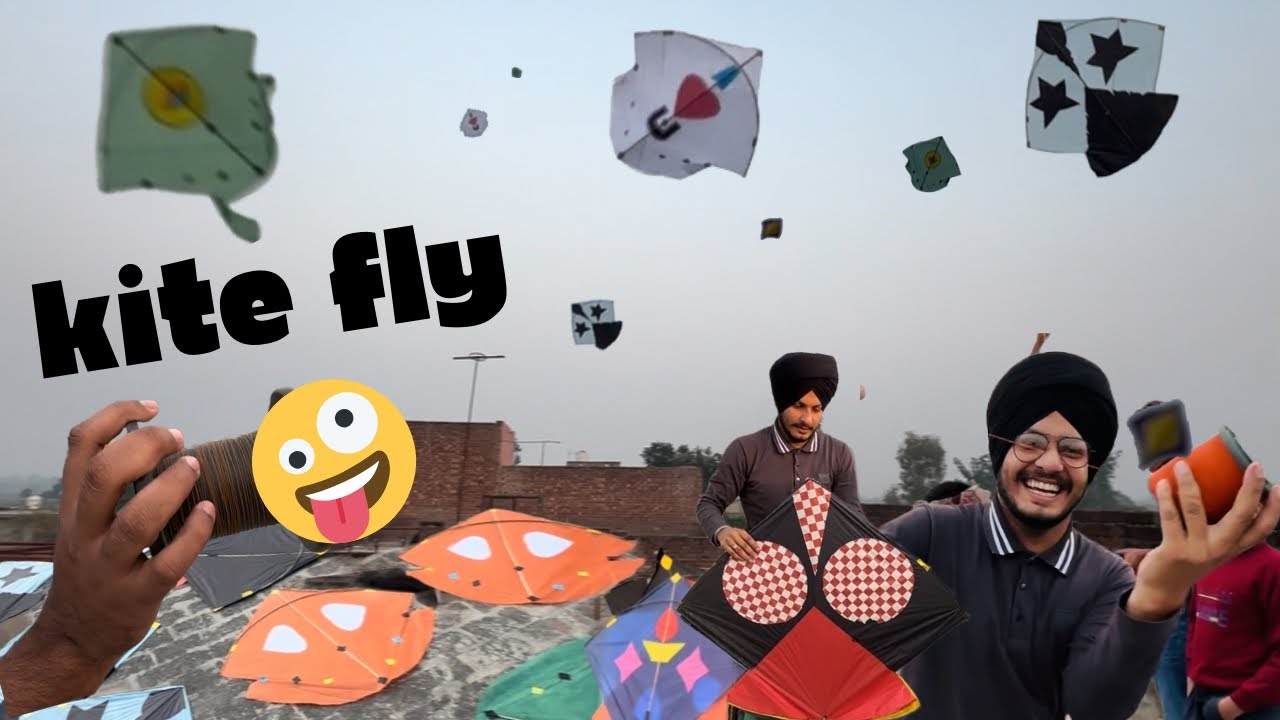 Kite Fly 🪁 ਪਤੰਗਬਾਜ਼ੀ , Gattu Muk Gya 😂  2 , 3 , 4 TAWA Gudda 🤩
