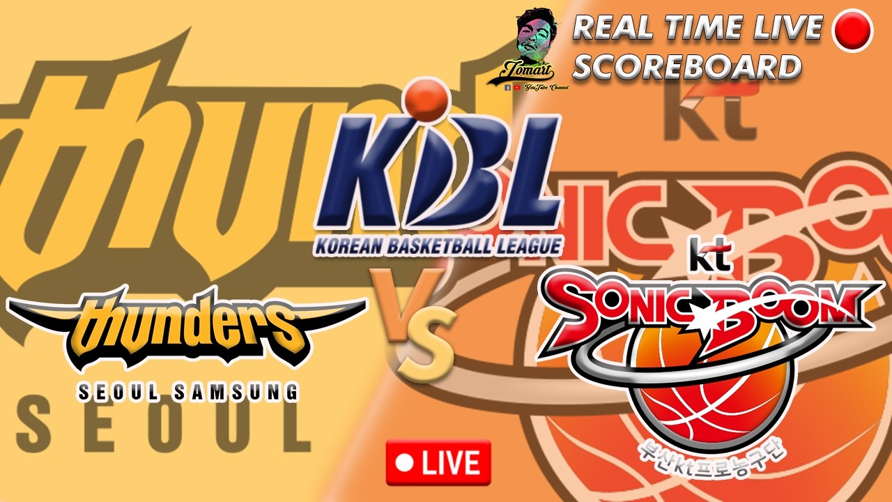 🔴KBL LIVE SEOUL SAMSUNG THUNDERS VS SUWON KT SONICBOOM KOREAN BASKETBALL LEAGUE 3-29-26
