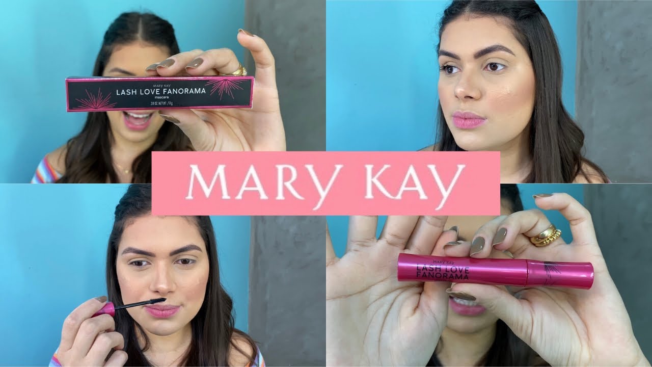 TESTEI A NOVA MÁSCARA DE CÍLIOS DA MARY KAY LASH LOVE FANORAMA