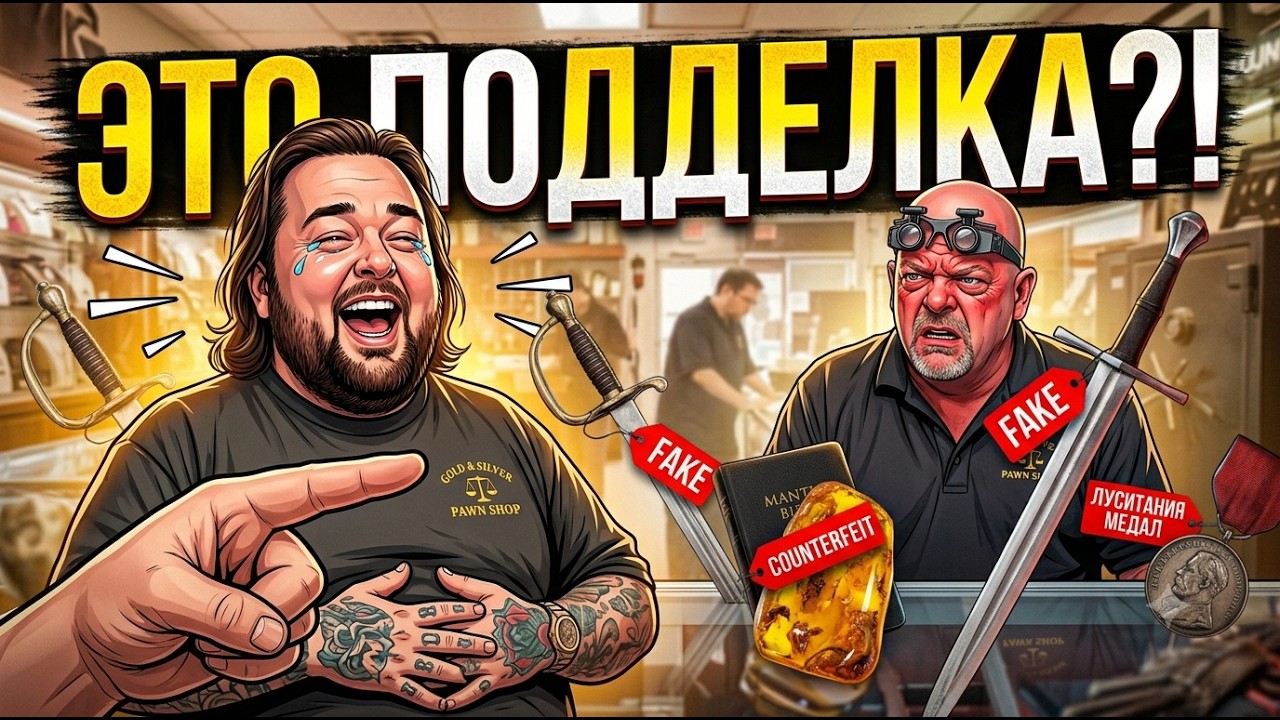 ХОТЕЛИ КИНУТЬ РИКА НА ДЕНЬГИ! 🤬 Топ-5 дерзких фальшивок (Звезды Ломбарда)
