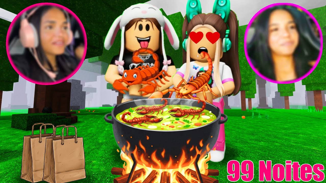 SO PODEMOS COMER ESCORPIÃO NO 99 NOITES FACECAM EM DUPLA- Roblox