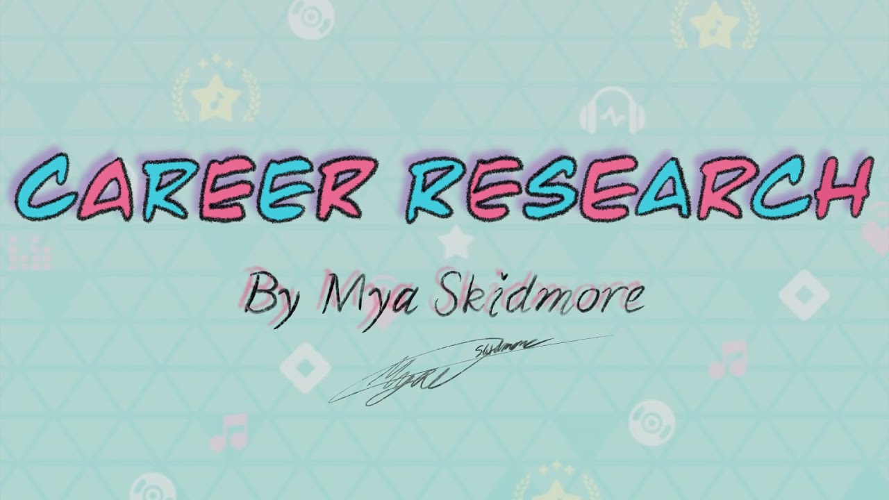 Career Research Project (Art Related Job Fields)