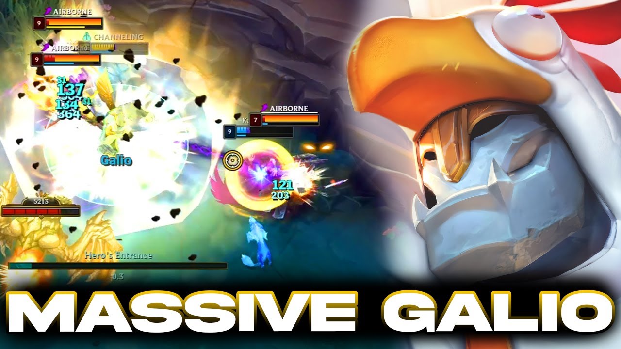 Galio shows enemies the true power of AP TANK