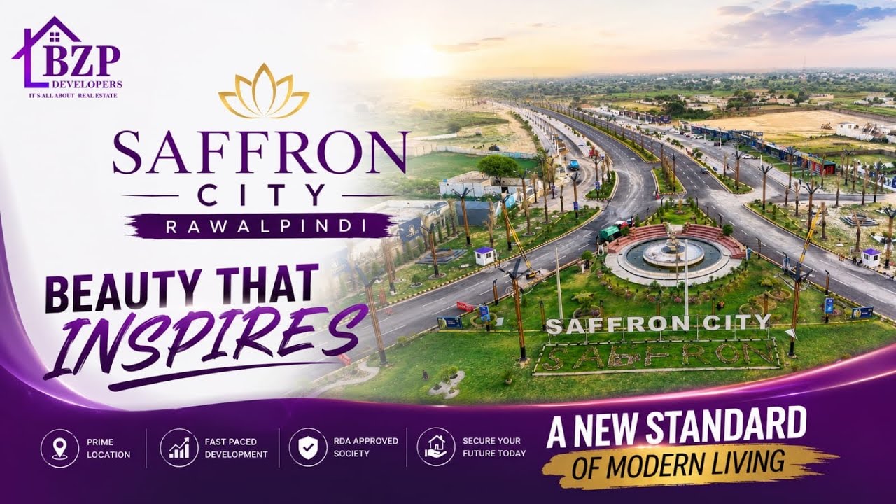 Saffron City Rawalpindi | Complete Project Tour 2026 | Location, Development & Investment Guide