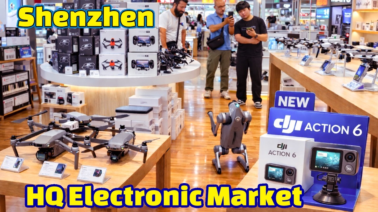 Внутри HQ Market Shenzhen 🇨🇳 Рай для любителей электроники!