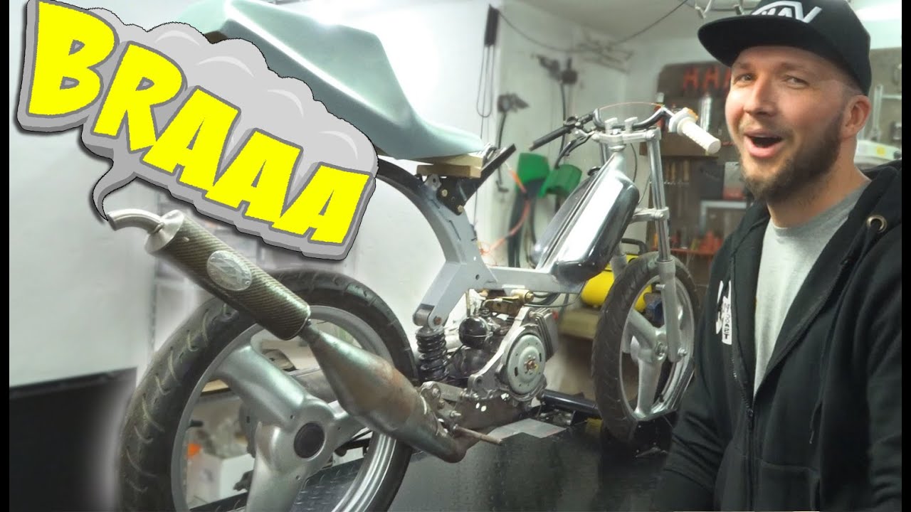 owner hears moped for the very first time Peugeot Fox Deluxe 50cc Racer
