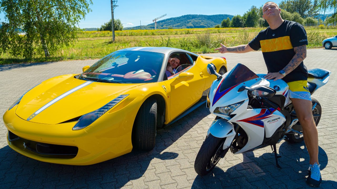 Wożę moich widzów FERRARI 458 ITALIA! *reakcja!*