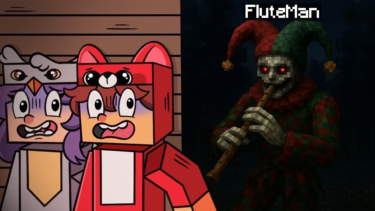 Sobreviví al FLAUTISTA De HAMELIN en Minecraft...🪈