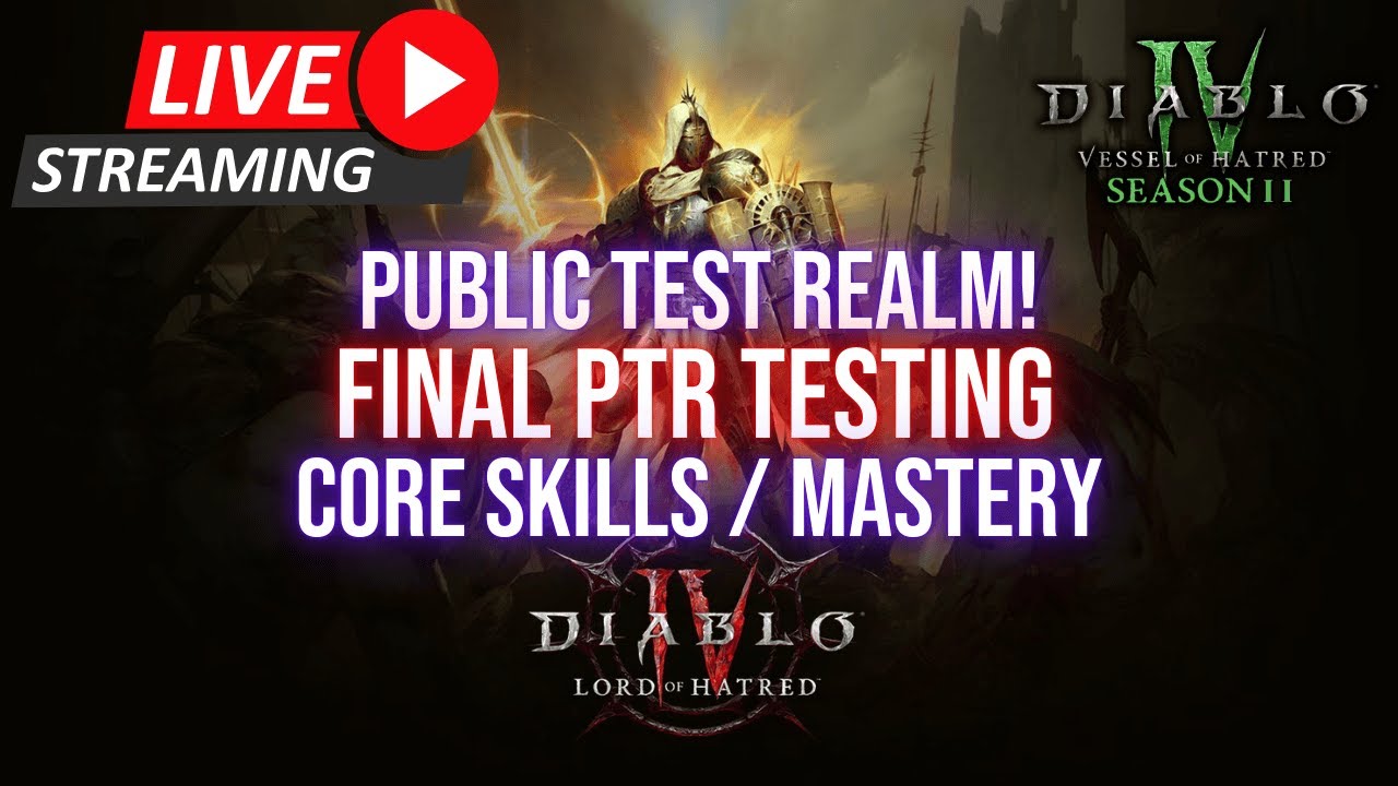 Final PTR Night Barb Core Skills - Frozen Orb Sorc #Diablopartner
