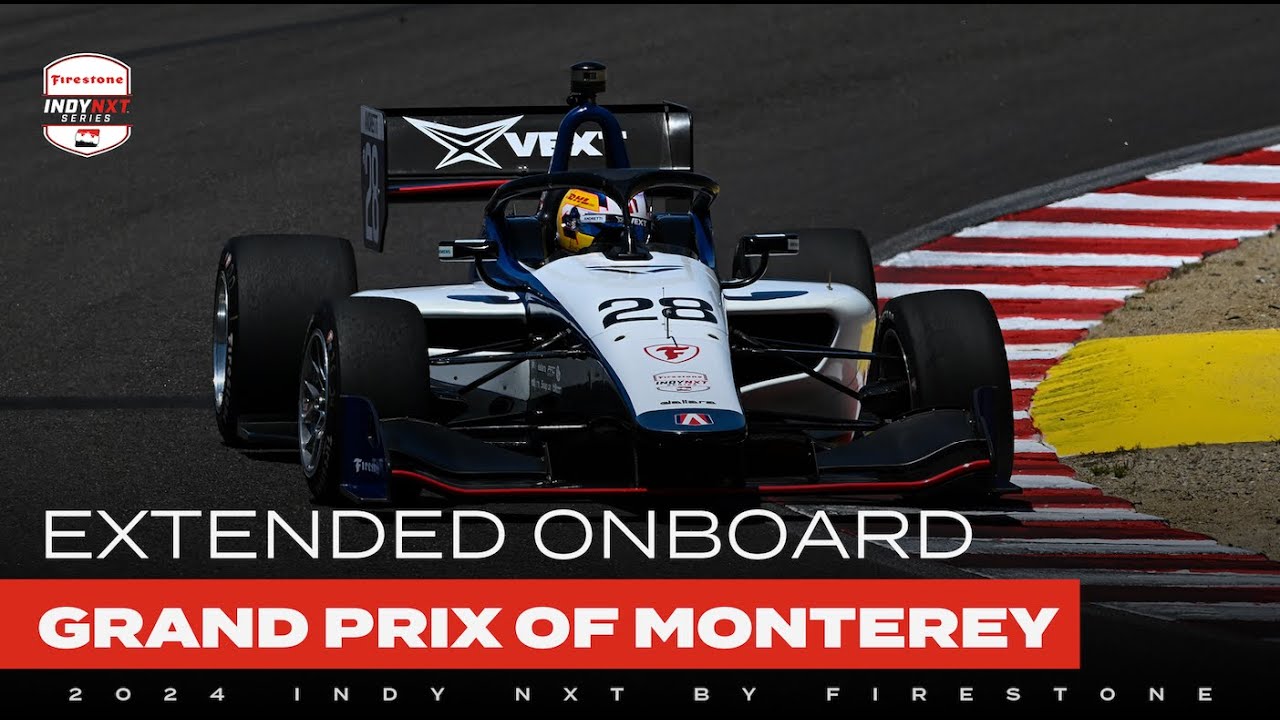 Jamie Chadwick's Extended Onboard: 2024 Grand Prix of Monterey Race 1 | INDY NXT by Firestone