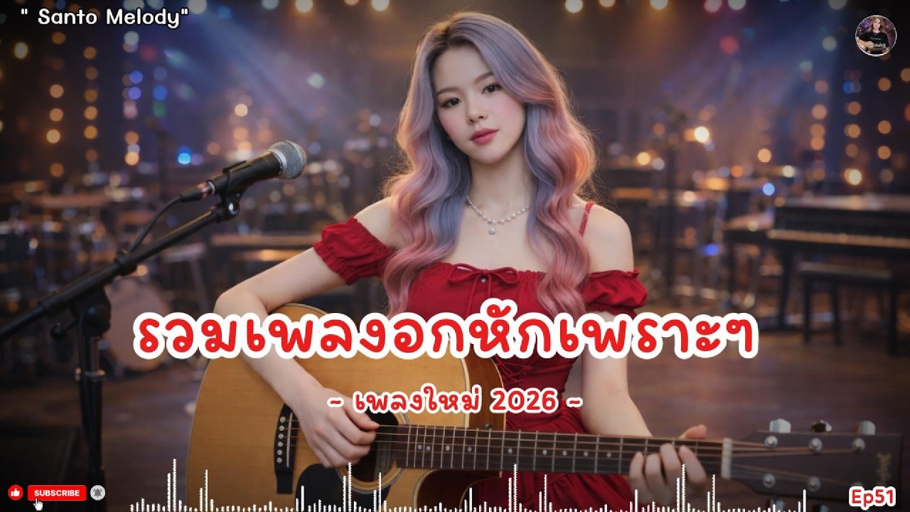 รวมเพลงอกหักเพราะๆ ฟังไปทำงานไปเพลินๆ - เพลงใหม่ 2026 | SantoMelody | Ep51