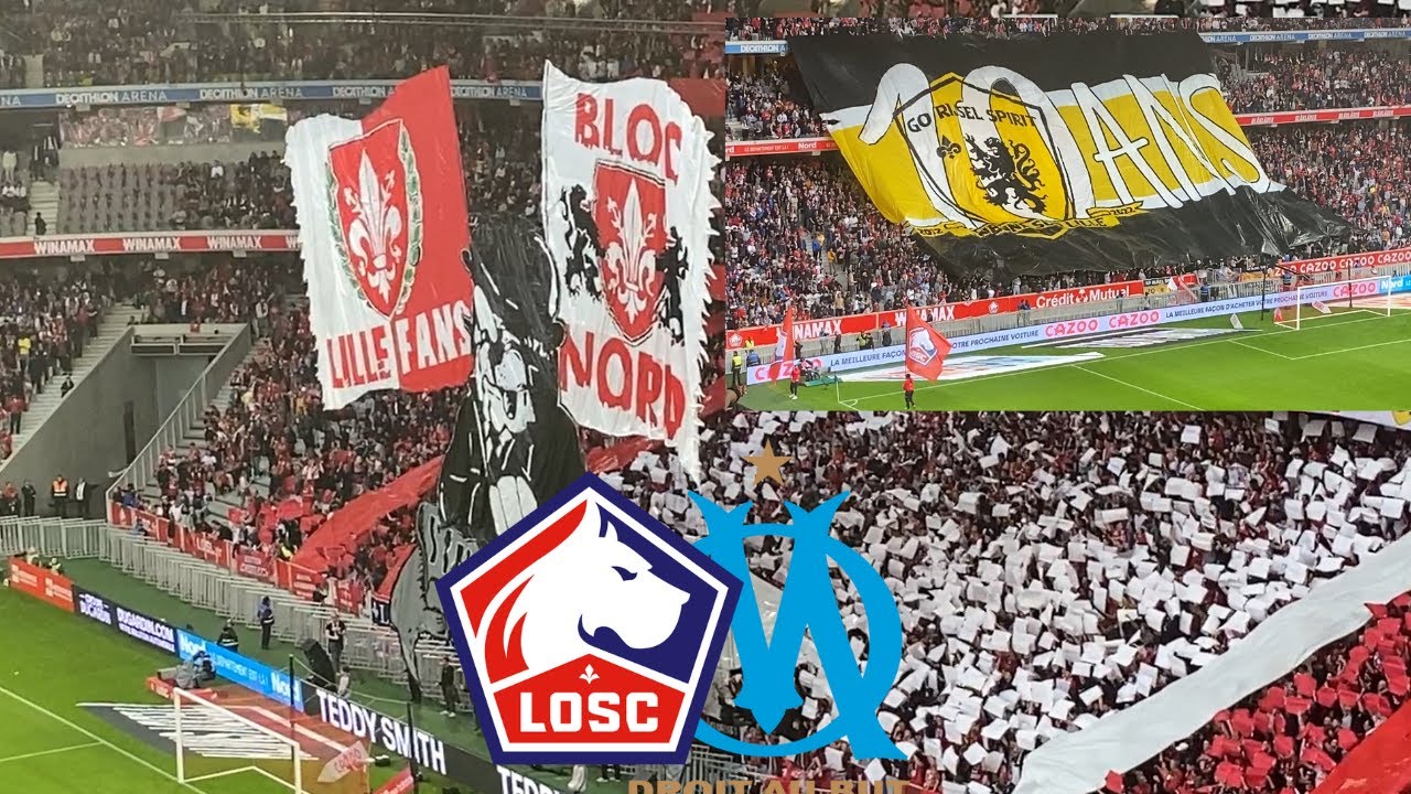 AMBIANCE LILLE - MARSEILLE (LOSC-OM) (2-1) - LE LOSC STOPPE L'OM ET ENVOIE LE RC LENS EN LDC ?