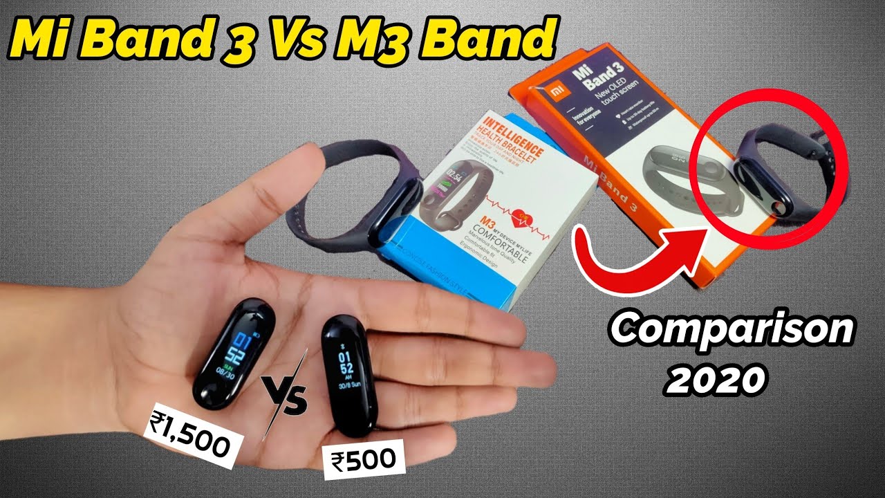 Real Mi Band 3 Vs Fake M3 Band | Real Comparison | Technical Spot