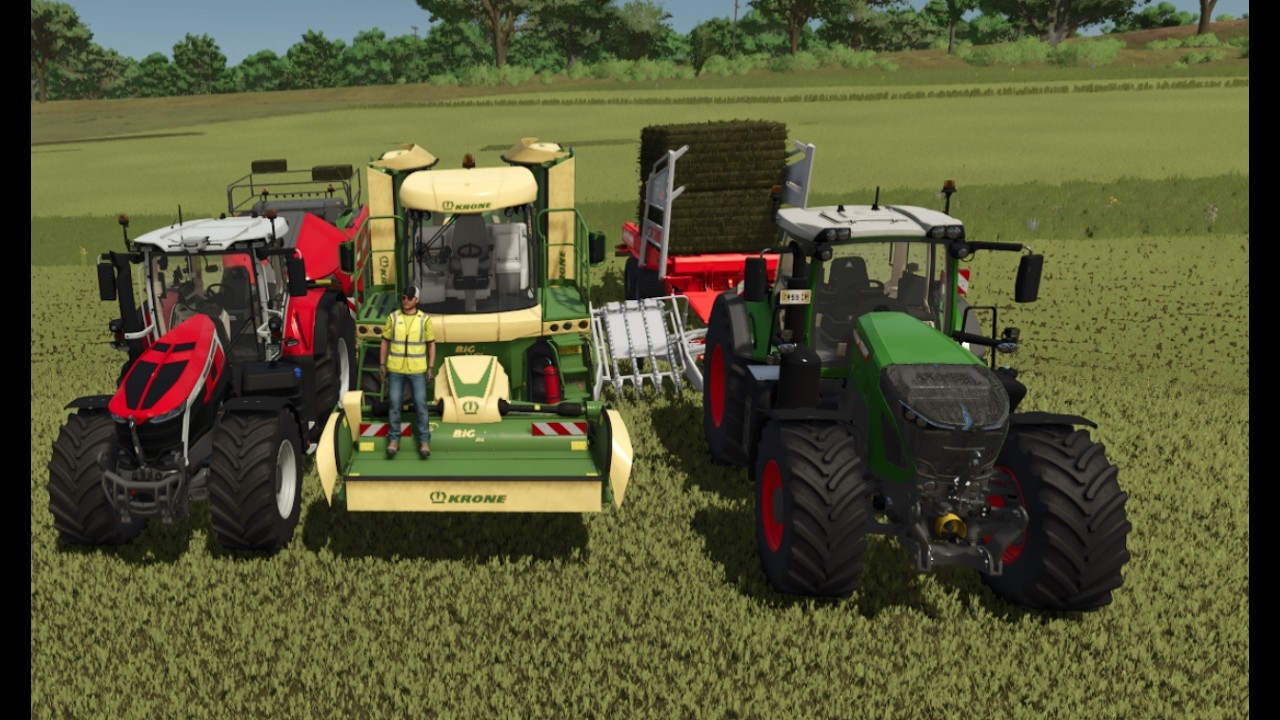 - Multiplayer Hay Run: Mow It, Bale It, Sell It!  Riverbend Springs Ep. 3