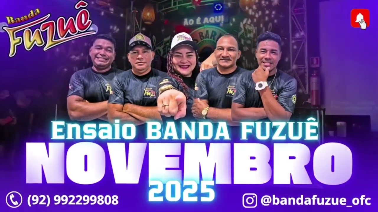 Banda fuzuê atualizando, ensaio gravado ao vivo Repertório Novo
