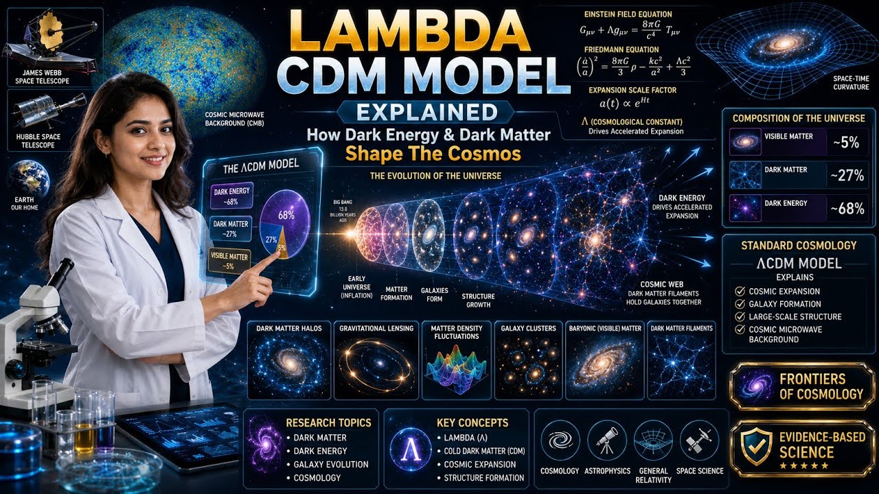 Lambda CDM Model Explained: How Dark Energy and Dark Matter Shape the Cosmos
