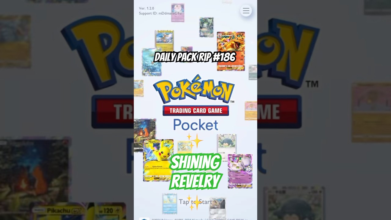 #pokemontcgpocket #dailyrip Day 186 #shiningrevelries #pokemontcg #ptcgpocket #pokemoncards #ptcgp
