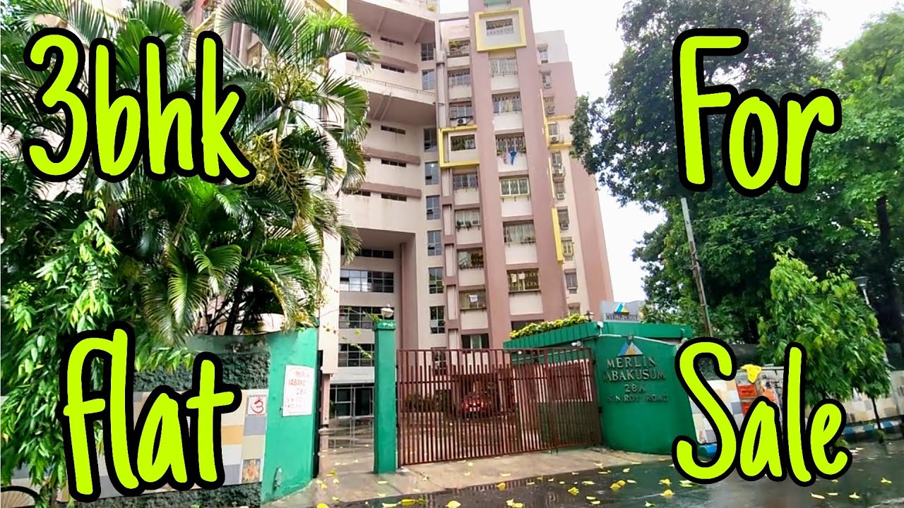 3bhk flat for sale । Resale flat । Ready to move ।   Kolkata । New alipore । Merlin Jabakusum