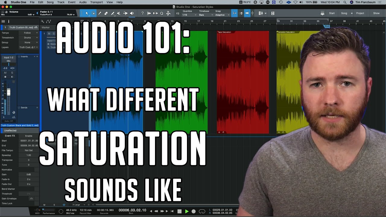 Audio 101: The different Saturation types and how they sound
