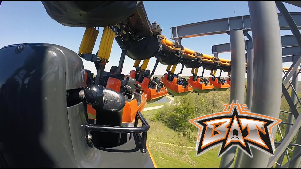 The Bat HD POV Kings Island Roller Coaster Back Seat 2016