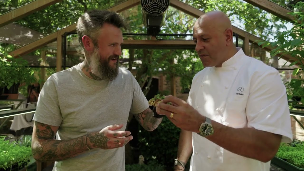 Interview with Sat Bains at his restaurant in Nottingham