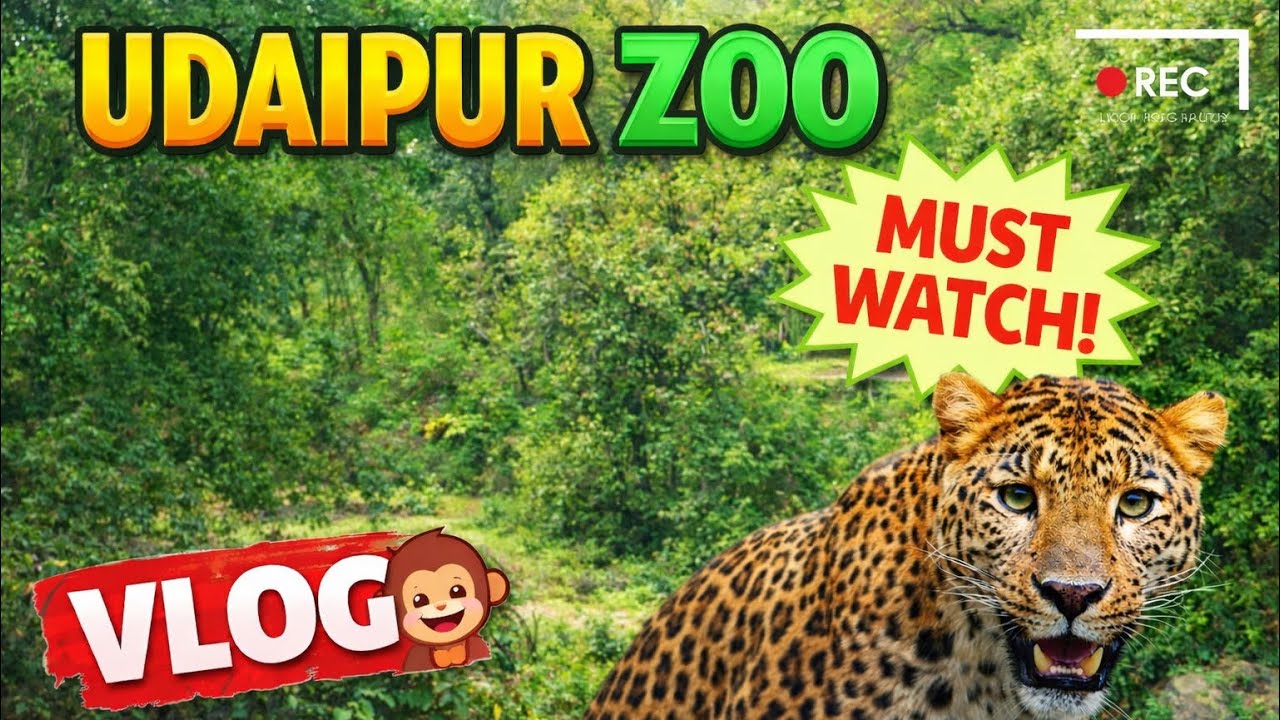 Sajjangarh Zoo Udaipur 🦁 | Lion, Tiger & Wolf Close View | Wildlife Vlog