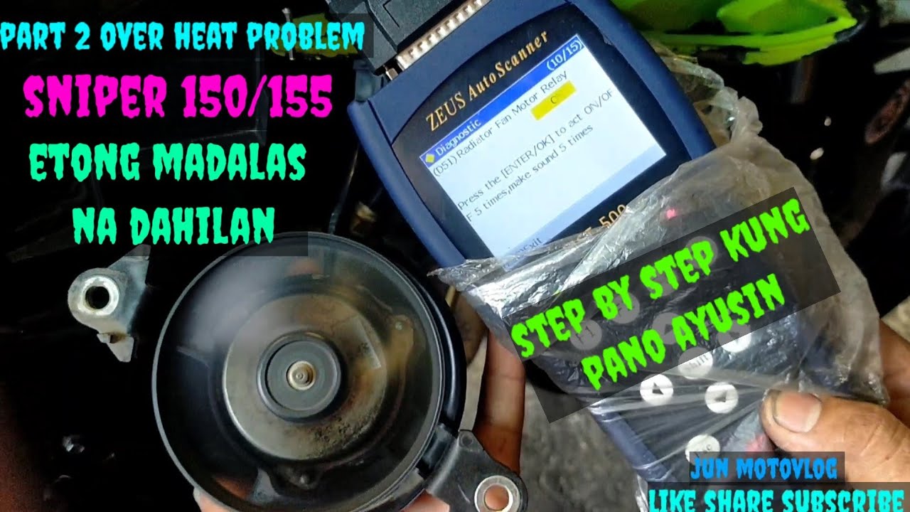 sniper 150 overheat problem (part 2) eto ang dahilan