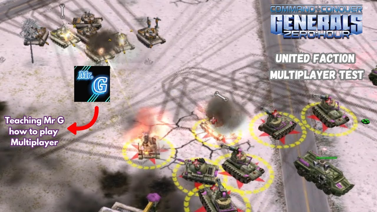C&C Generals Zero Hour - United Faction 1v1 | Multiplayer Test 5